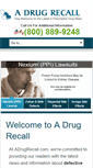 Mobile Screenshot of adrugrecall.com